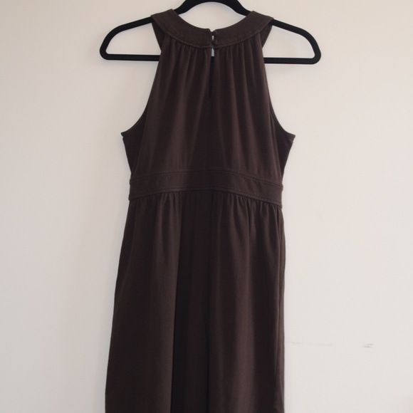 Ann Taylor Loft Casual Dress - A-Line: Brown Solid - Picture 4 of 8